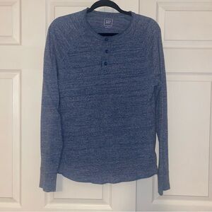 GAP Heathered Slub Henley